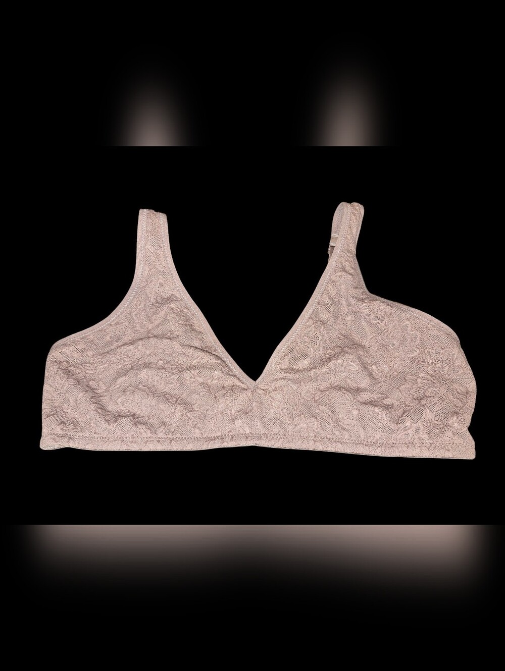 Joyspun Moroccan Brown Floral Lace Bralette Size L